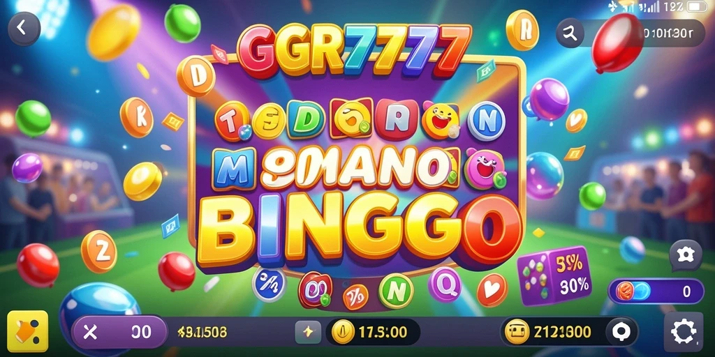 Screenshot GGR7777 menunjukkan gameplay Bingo yang seru dan interaktif.