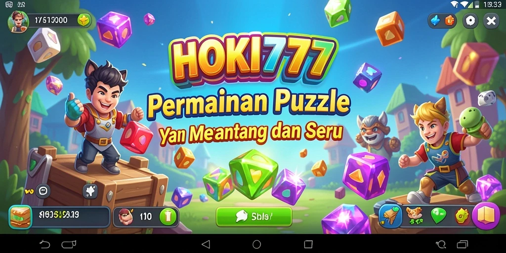 Tampilan gameplay HOKI777 yang menarik dan menantang.