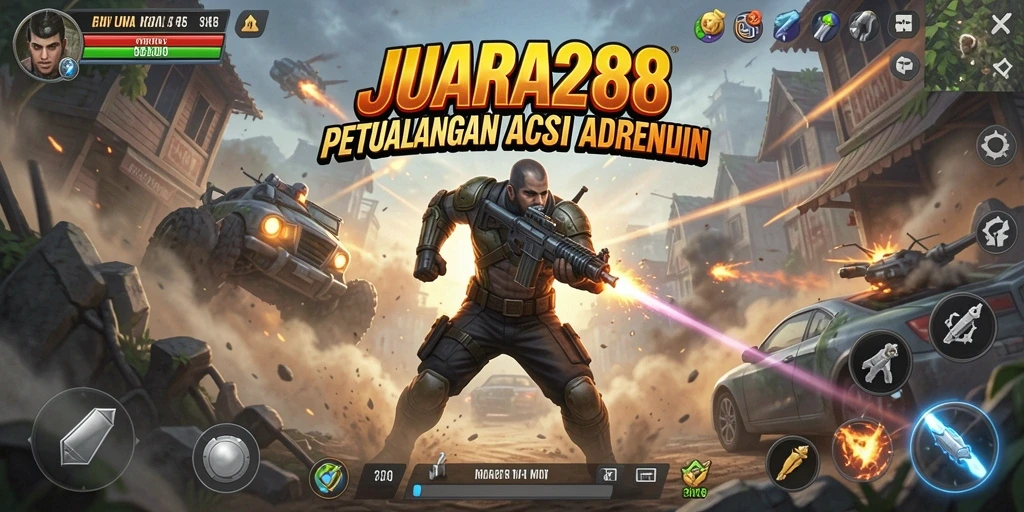 Gambaran gameplay JUARA288 yang penuh aksi dan tantangan seru.