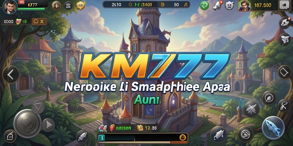 Gameplay Tower Defense yang intens dan strategis di KM777.
