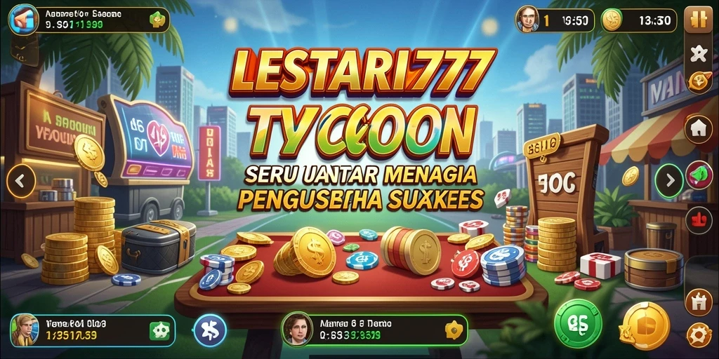 Gameplay LESTARI777 yang seru dan menantang bagi para pengusaha.