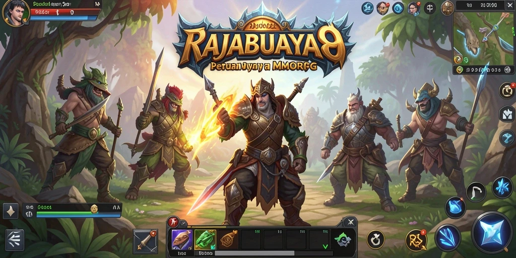 Tampilan gameplay menakjubkan di RAJABUAYA89 dengan aksi seru dan petualangan yang mendebarkan.