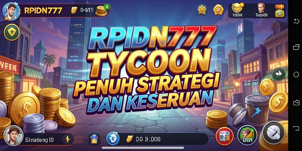 Tampilan gameplay RPIDN777 dengan elemen Tycoon yang menarik dan interaktif.