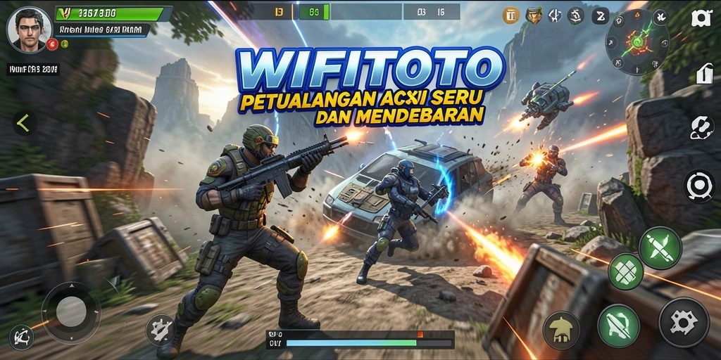 Tangkapan layar gameplay WIFITOTO dengan aksi seru dan intens.